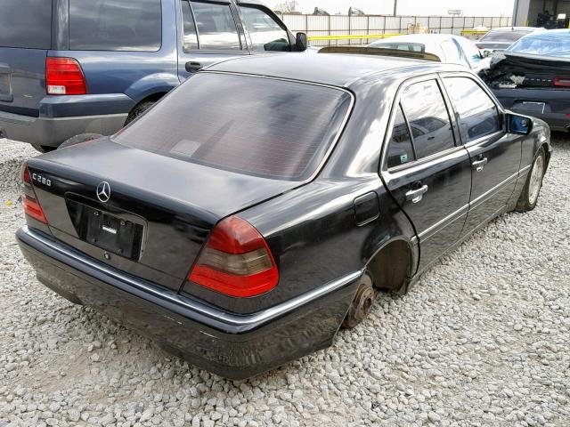 WDBHA29G3XA680250 - 1999 MERCEDES-BENZ C 280 BLACK photo 4