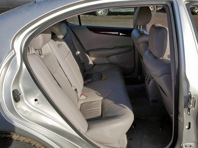 JTHBF30G025023028 - 2002 LEXUS ES 300 GRAY photo 6