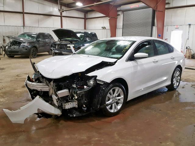 1C3CCCAB6FN664437 - 2015 CHRYSLER 200 LIMITE WHITE photo 2