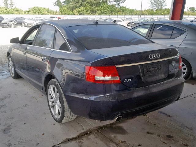 WAUAH74F68N030135 - 2008 AUDI A6 3.2 BLACK photo 3