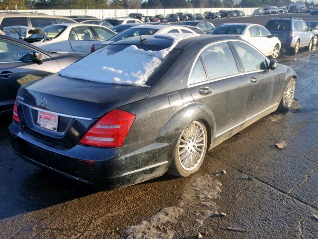 WDDNG7BB6AA287824 - 2010 MERCEDES-BENZ S 550 BLACK photo 4