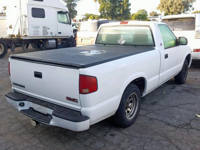 1GTCS145X28176271 - 2002 GMC SONOMA WHITE photo 4