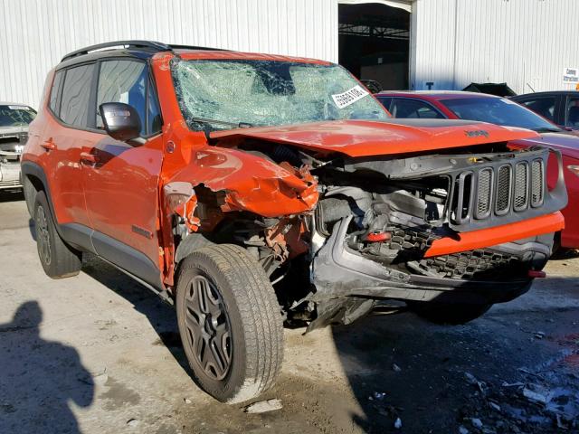 ZACCJBCT7FPC05927 - 2015 JEEP RENEGADE T ORANGE photo 1