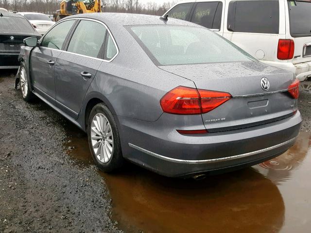 1VWBT7A33GC025207 - 2016 VOLKSWAGEN PASSAT SE GRAY photo 3