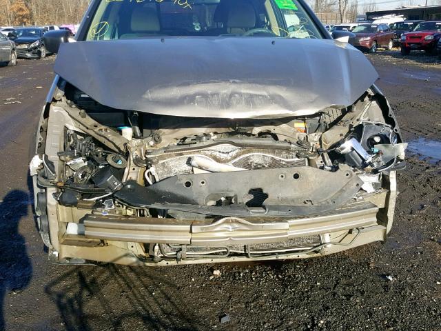 5FNRL3H27AB080437 - 2010 HONDA ODYSSEY LX GOLD photo 9