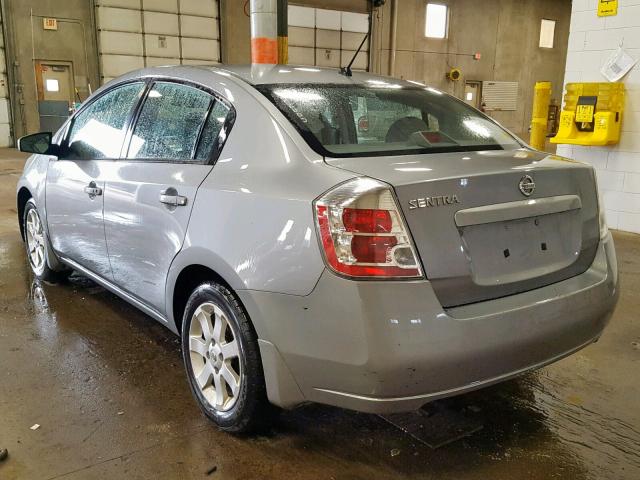 3N1AB61EX9L615105 - 2009 NISSAN SENTRA 2.0 GRAY photo 3