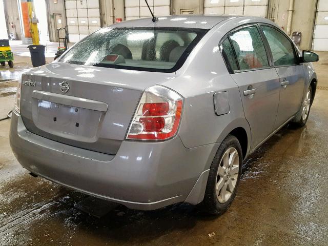 3N1AB61EX9L615105 - 2009 NISSAN SENTRA 2.0 GRAY photo 4