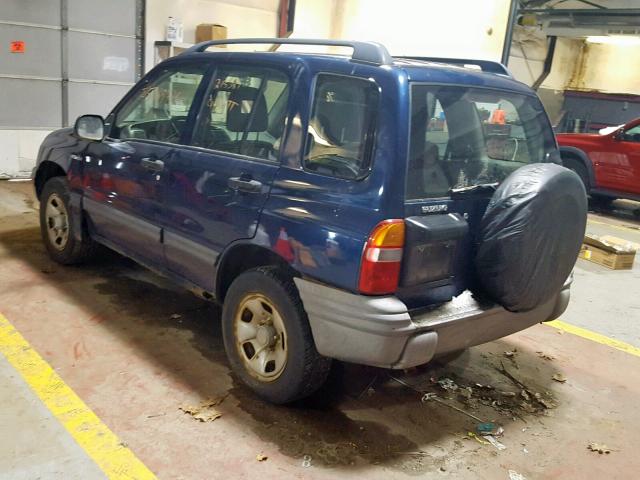 2S3TD52VX36104600 - 2003 SUZUKI VITARA JLX BLUE photo 3