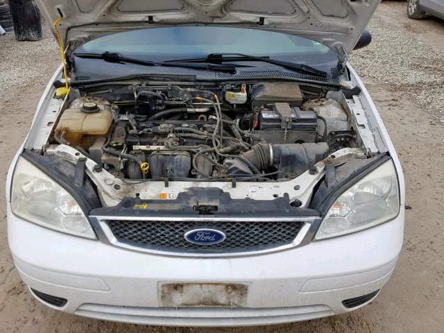 1FAFP34N97W365626 - 2007 FORD FOCUS ZX4 WHITE photo 7