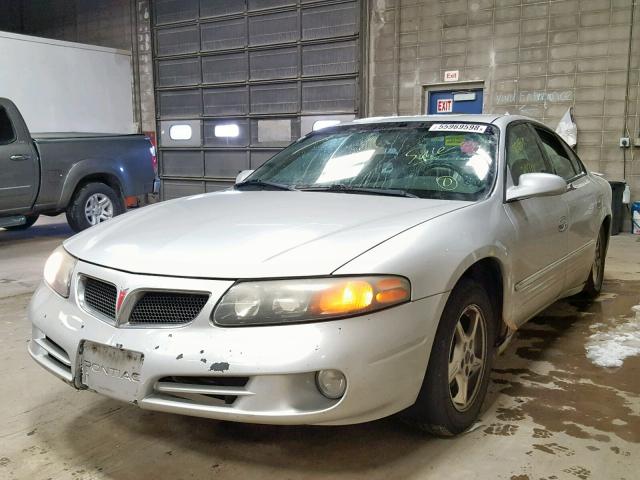 1G2HX54K124131008 - 2002 PONTIAC BONNEVILLE SILVER photo 2