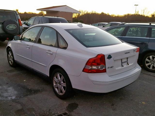 YV1MS382962222062 - 2006 VOLVO S40 2.4I WHITE photo 3