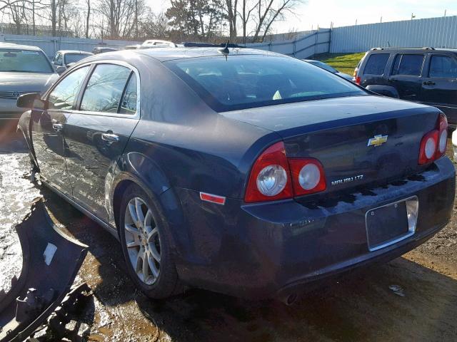 1G1ZE5E17BF203080 - 2011 CHEVROLET MALIBU LTZ GRAY photo 3