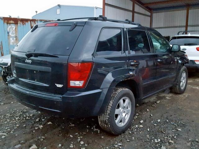 1J8GR48K98C226901 - 2008 JEEP GRAND CHER BLACK photo 4