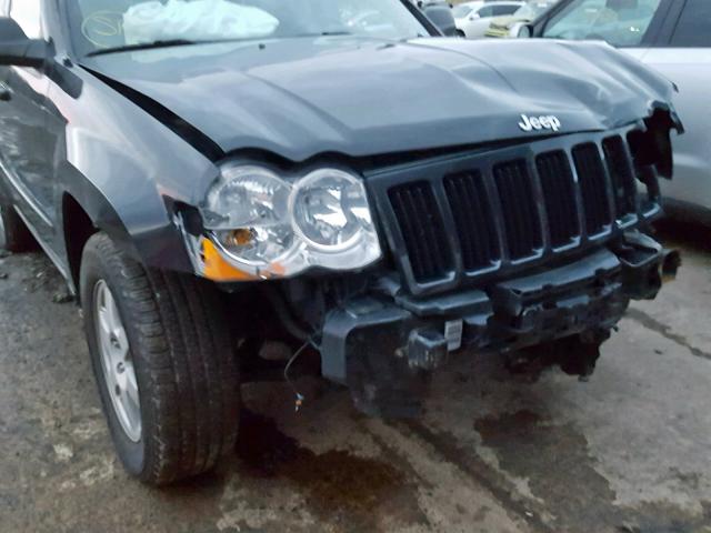 1J8GR48K98C226901 - 2008 JEEP GRAND CHER BLACK photo 9