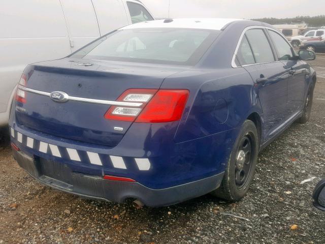 1FAHP2MK3FG126218 - 2015 FORD TAURUS POL BLUE photo 4