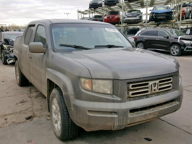 2HJYK16507H536762 - 2007 HONDA RIDGELINE CHARCOAL photo 1