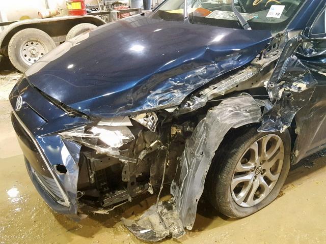 3MYDLBZV1GY101617 - 2016 TOYOTA SCION IA BLUE photo 9