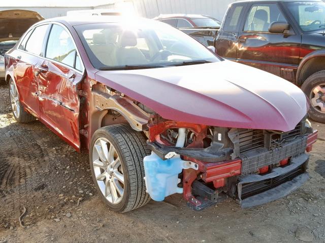 3LN6L2LU3FR612550 - 2015 LINCOLN MKZ HYBRID RED photo 1