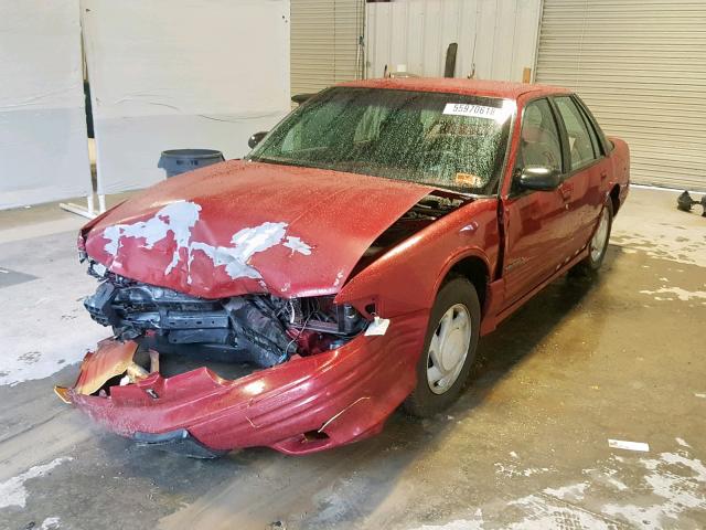 1G3WH55M7RD416550 - 1994 OLDSMOBILE CUTLASS SU MAROON photo 2