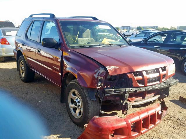 4S2CK58W534303449 - 2003 ISUZU RODEO S BURGUNDY photo 1