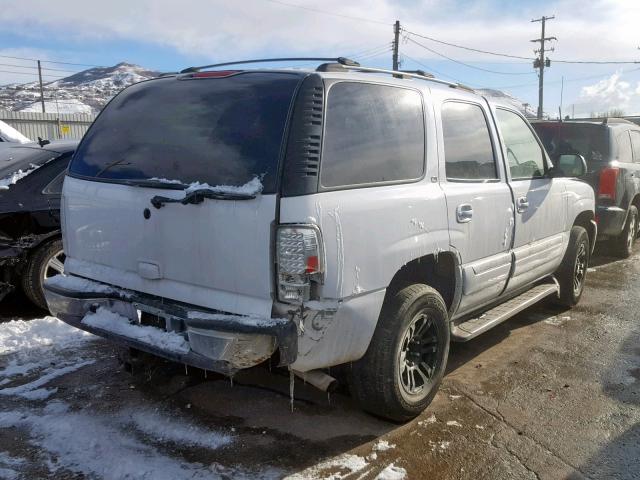 1GKEK13V13R249196 - 2003 GMC YUKON WHITE photo 4