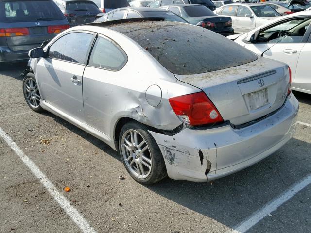 JTKDE177550039937 - 2005 TOYOTA SCION TC 银色 照片 3