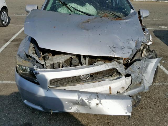 JTKDE177550039937 - 2005 TOYOTA SCION TC 银色 照片 7