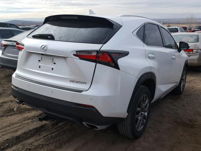 JTJBARBZ2G2060721 - 2016 LEXUS NX 200T WHITE photo 4