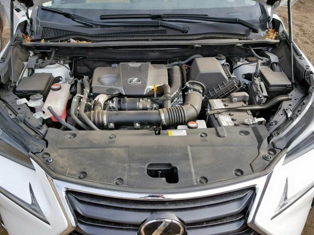 JTJBARBZ2G2060721 - 2016 LEXUS NX 200T WHITE photo 7