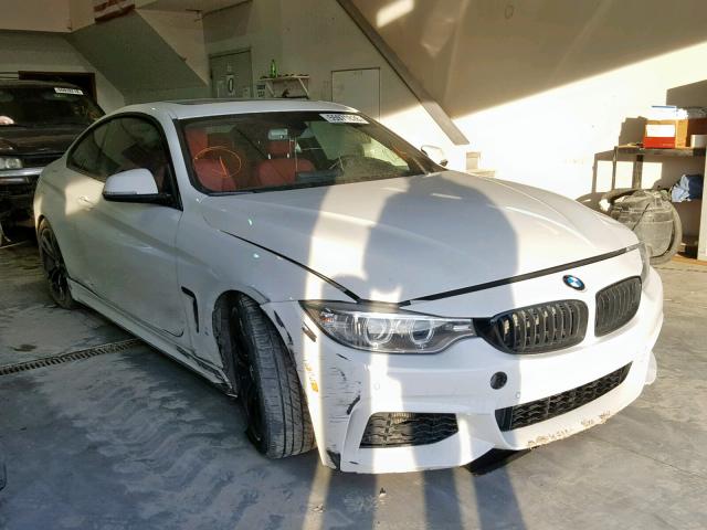 WBA3R1C50EK191511 - 2014 BMW 435 I WHITE photo 1