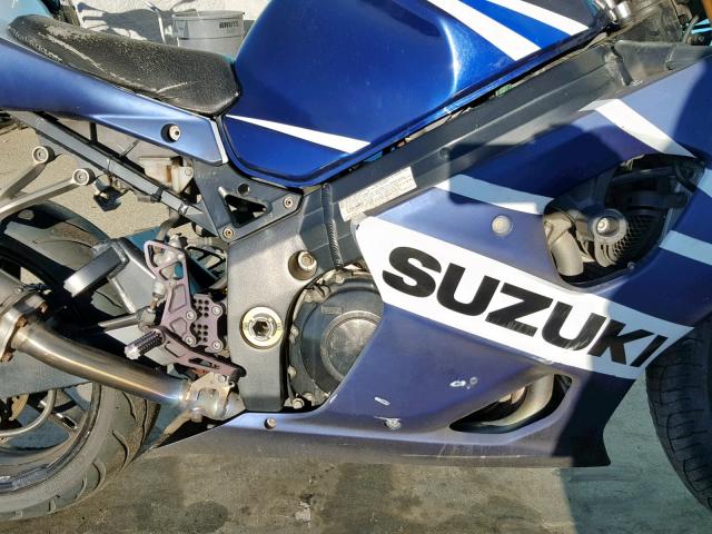 JS1GT75AX42102099 - 2004 SUZUKI GSX-R1000 BLUE photo 7