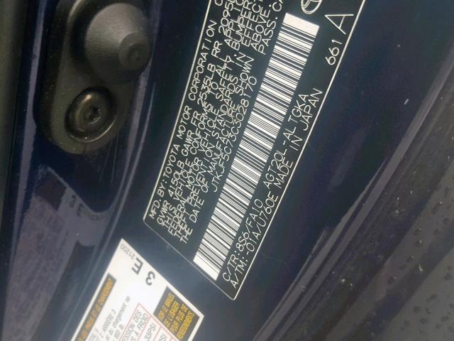 JTKDE167090275998 - 2009 TOYOTA SCION TC 紫色 照片 10