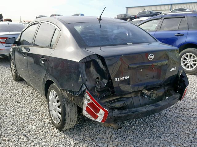 3N1AB61E17L653772 - 2007 NISSAN SENTRA 2.0 BLACK photo 3