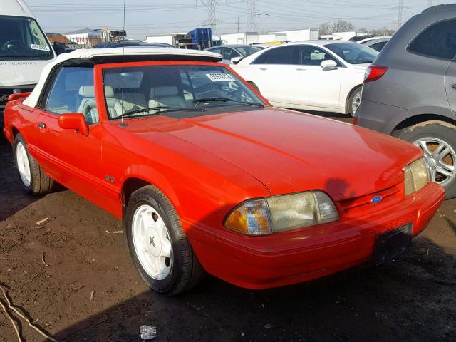 1FACP44E5NF156258 - 1992 FORD MUSTANG LX RED photo 1