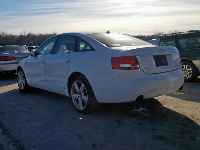 WAUDH74F08N079148 - 2008 AUDI A6 3.2 QUA WHITE photo 3