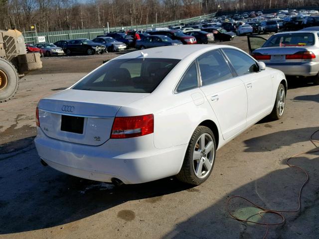 WAUDH74F08N079148 - 2008 AUDI A6 3.2 QUA WHITE photo 4