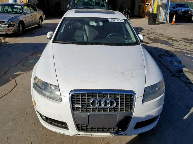 WAUDH74F08N079148 - 2008 AUDI A6 3.2 QUA WHITE photo 9