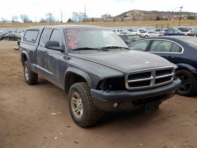 1D7HG32N04S501219 - 2004 DODGE DAKOTA SPO CHARCOAL photo 1