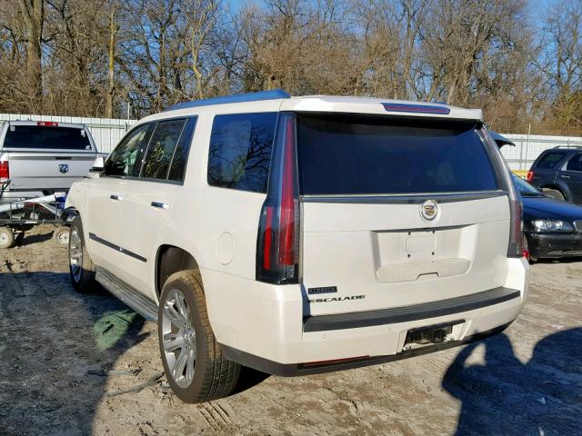 1GYS4BKJ4FR259345 - 2015 CADILLAC ESCALADE L WHITE photo 3