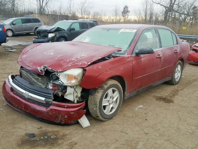 1G1ZT54834F133861 - 2004 CHEVROLET MALIBU LS წითელი ფოტო 2