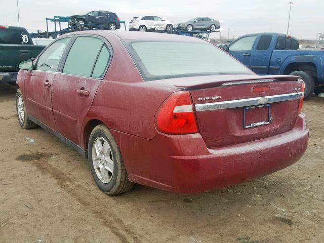 1G1ZT54834F133861 - 2004 CHEVROLET MALIBU LS წითელი ფოტო 3