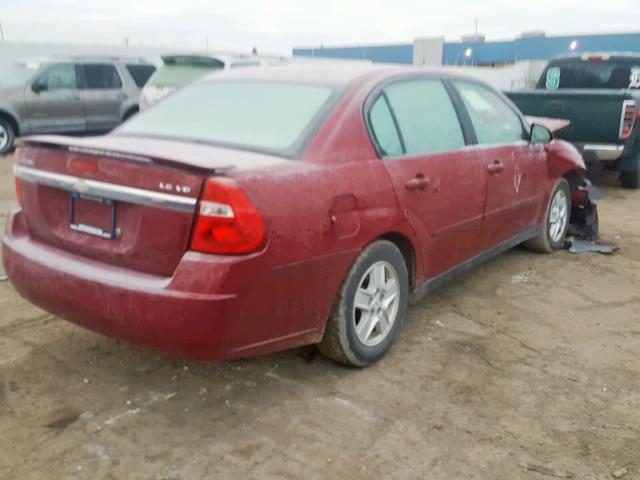 1G1ZT54834F133861 - 2004 CHEVROLET MALIBU LS წითელი ფოტო 4
