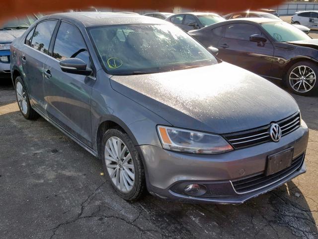 3VWLL7AJ5DM423984 - 2013 VOLKSWAGEN JETTA TDI GRAY photo 1