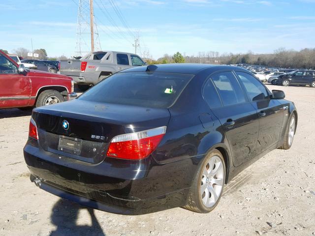 WBANB53517CP08588 - 2007 BMW 550 I BLACK photo 4