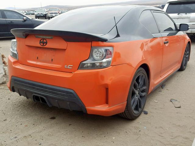 JTKJF5C79FJ006898 - 2015 TOYOTA SCION TC 橙色 照片 4