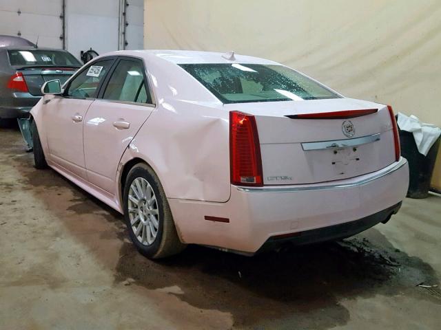 1G6DG5EG6A0149128 - 2010 CADILLAC CTS LUXURY PINK photo 3