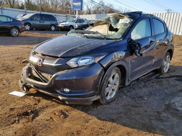 3CZRU6H58GM728326 - 2016 HONDA HR-V EX BLACK photo 2