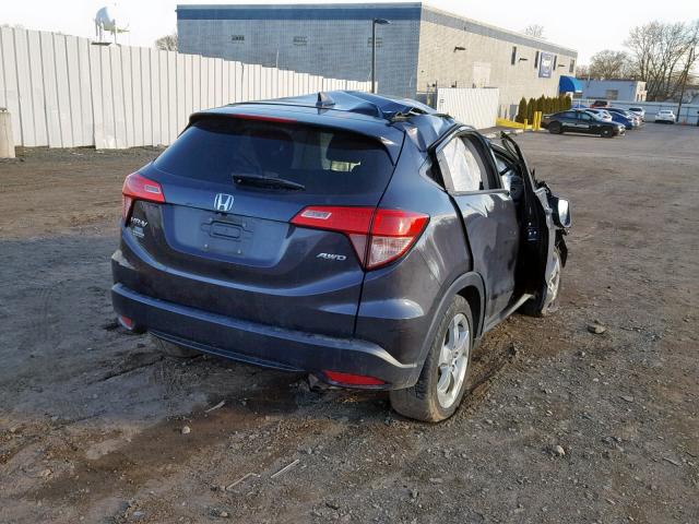 3CZRU6H58GM728326 - 2016 HONDA HR-V EX BLACK photo 4