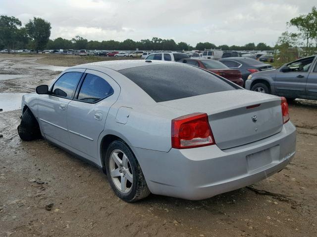 2B3CA3CV0AH210308 - 2010 DODGE CHARGER SX SILVER photo 3