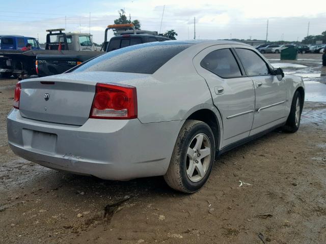 2B3CA3CV0AH210308 - 2010 DODGE CHARGER SX SILVER photo 4